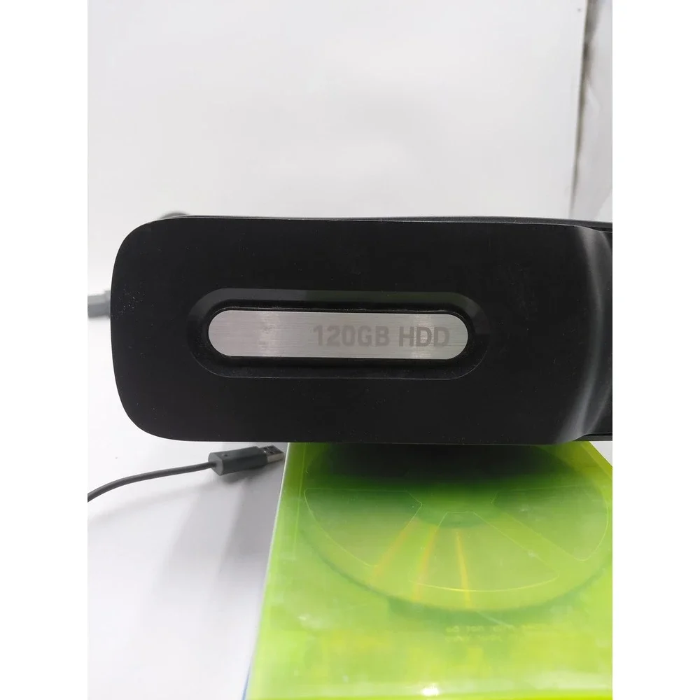 Microsoft Xbox 360 Elite 120GB Black Console Cords Tested Working 3 Games